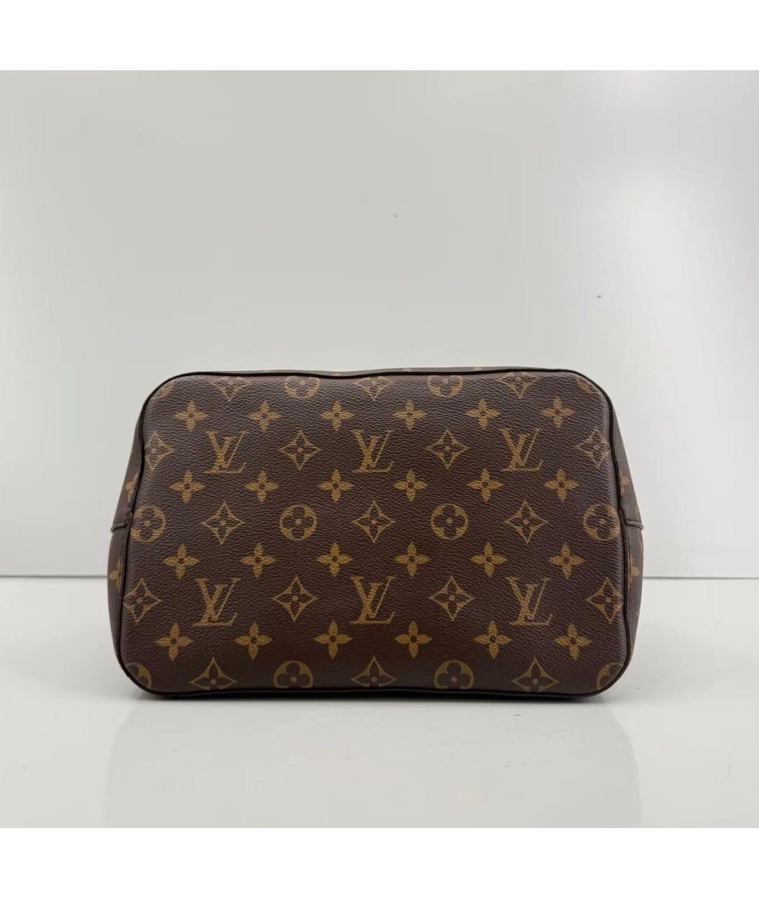 LOUIS VUITTON Коричневая сумка тоут из канвы, фото 3