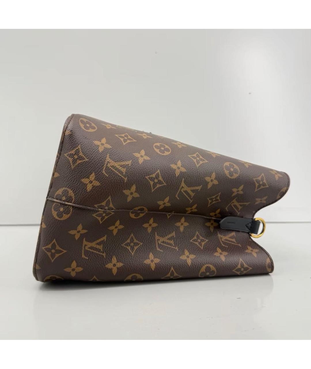 LOUIS VUITTON Коричневая сумка тоут из канвы, фото 4