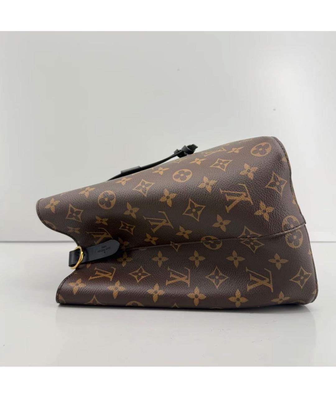 LOUIS VUITTON Коричневая сумка тоут из канвы, фото 5