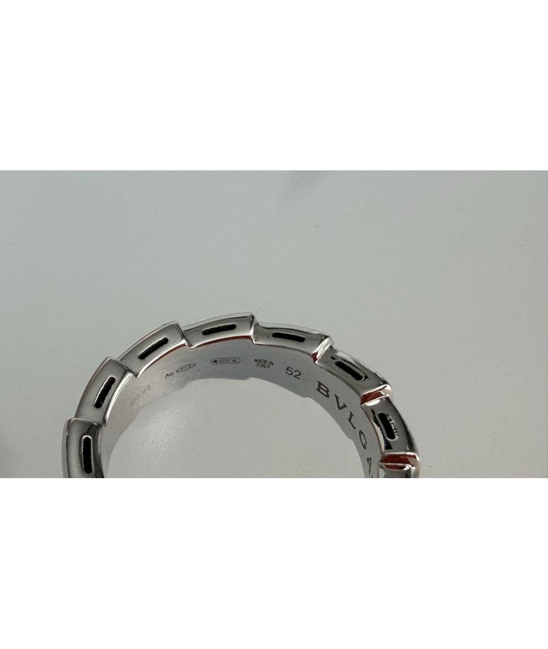 BVLGARI Белое кольцо из белого золота, фото 7
