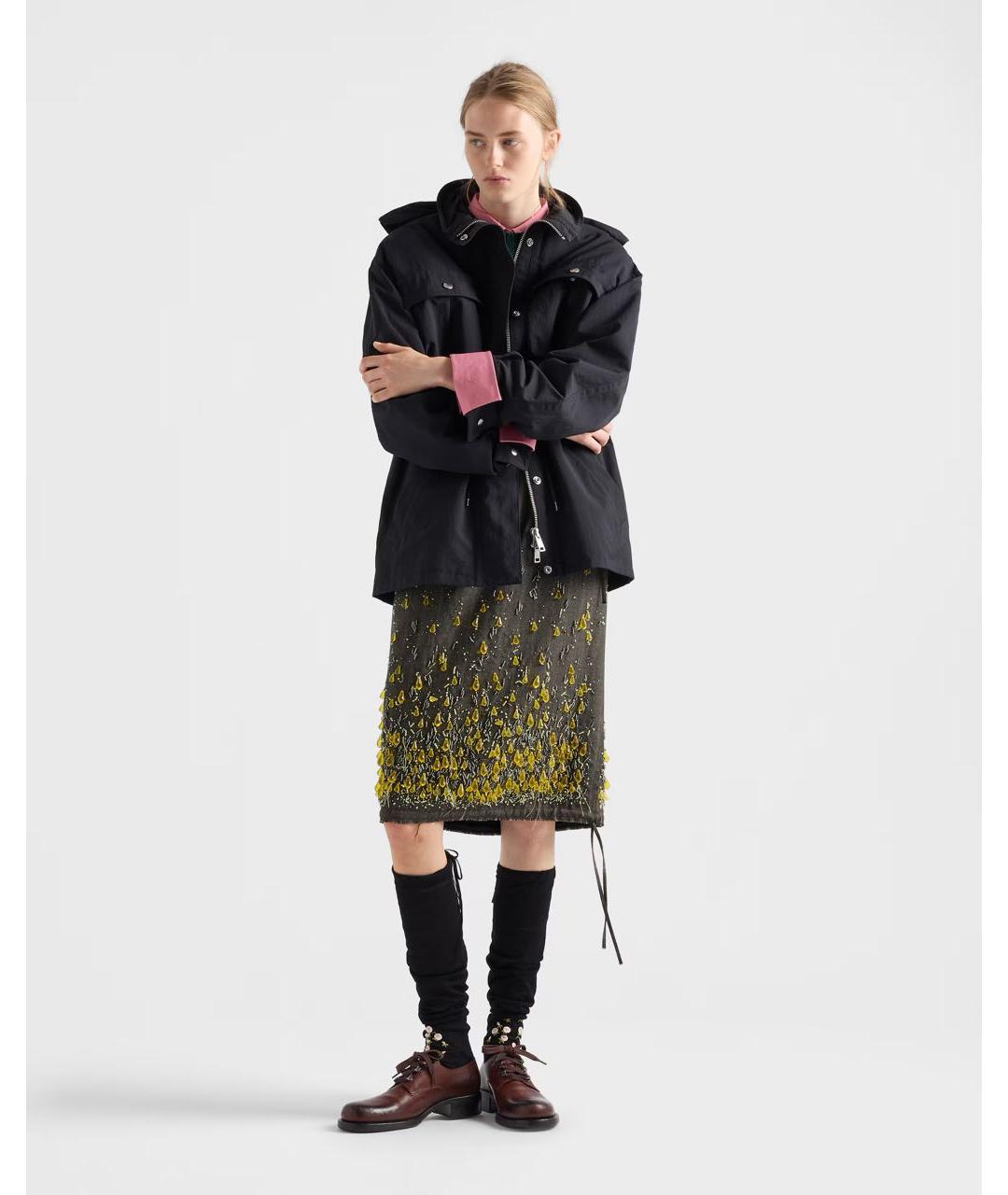 PRADA Черная парка, фото 2