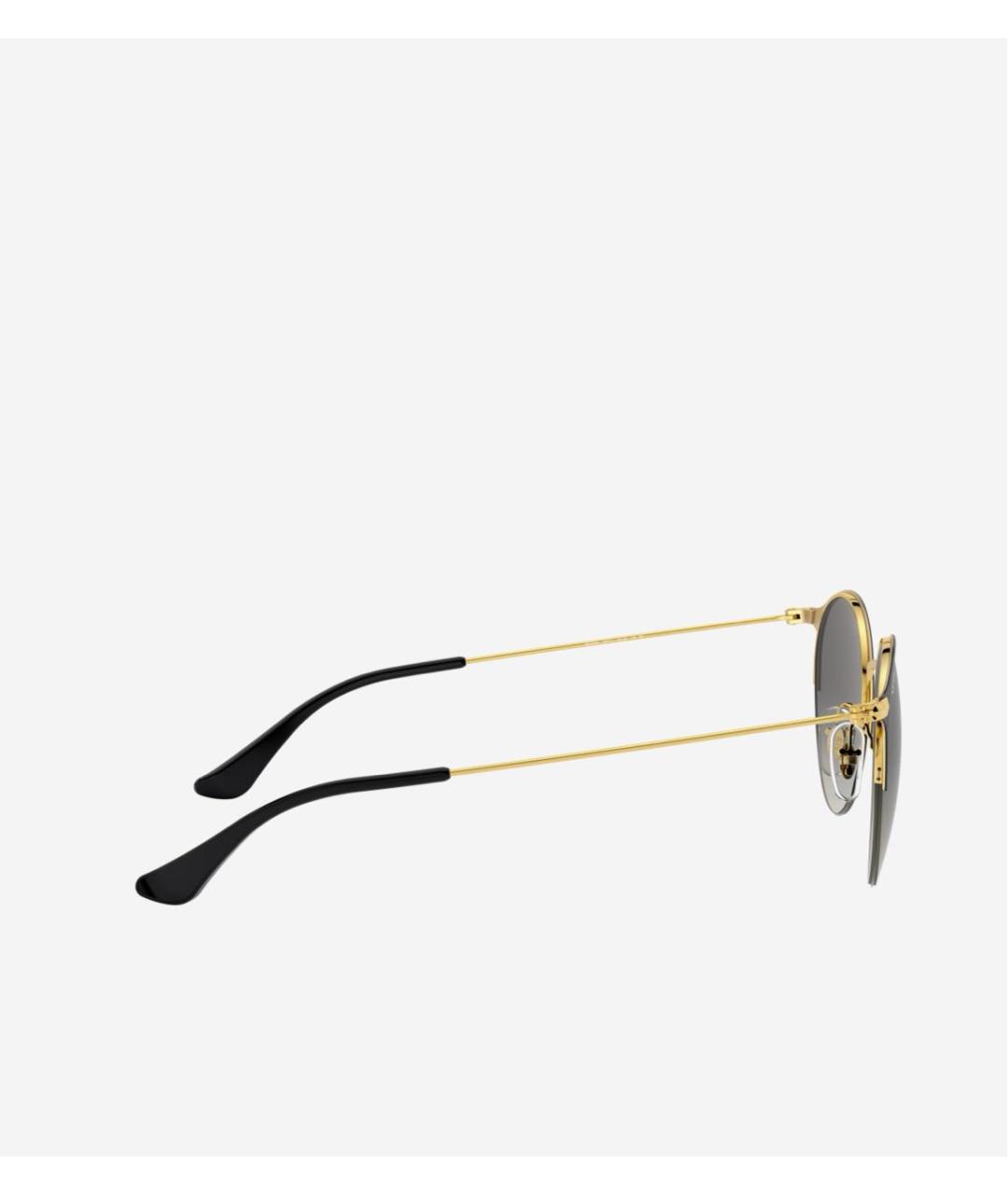RAY BAN Черные металлические солнцезащитные очки, фото 3