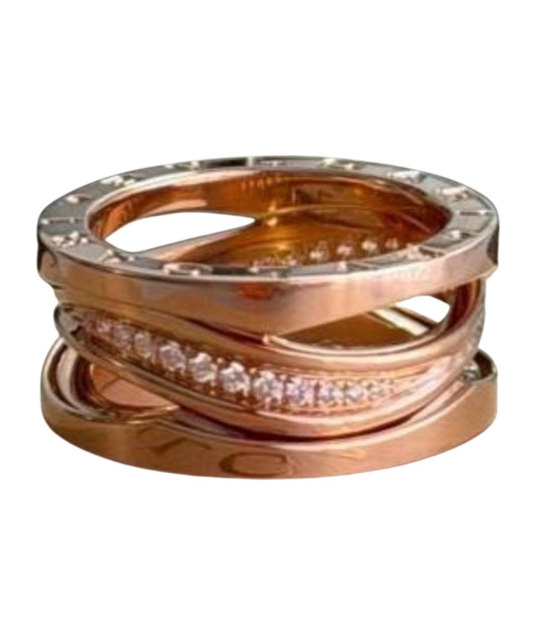 BVLGARI Розовое кольцо из розового золота, фото 1