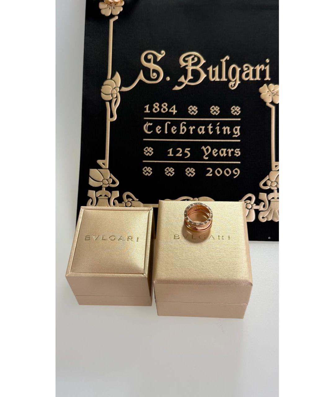 BVLGARI Розовое кольцо из розового золота, фото 3