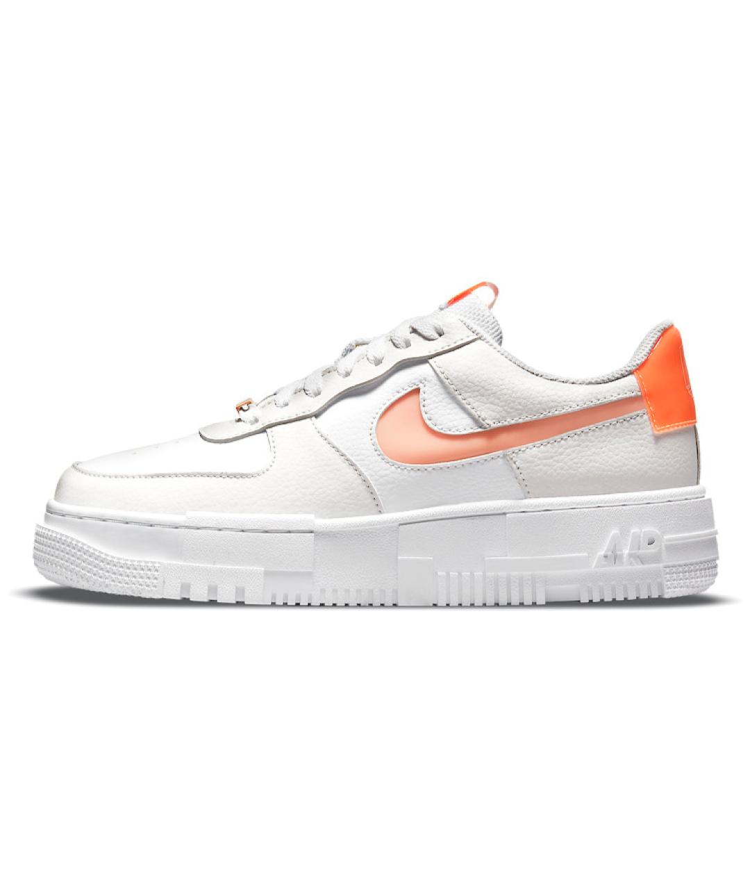 NIKE Белые кожаные кроссовки, фото 5