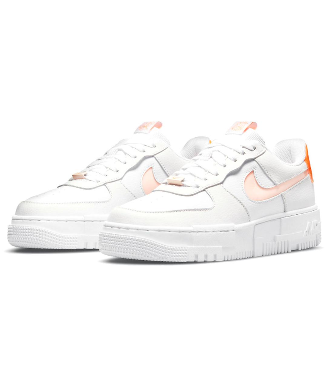 NIKE Белые кожаные кроссовки, фото 3