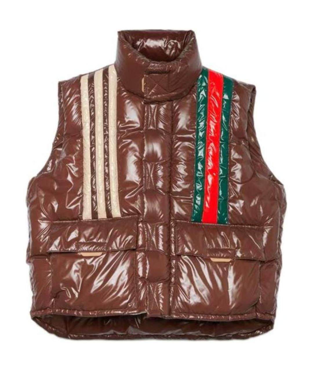 GUCCI Коричневый жилет, фото 1