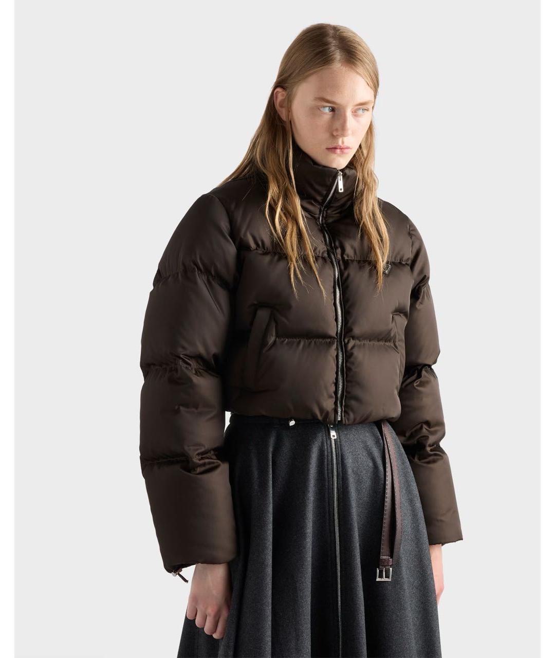 PRADA Коричневая куртка, фото 3