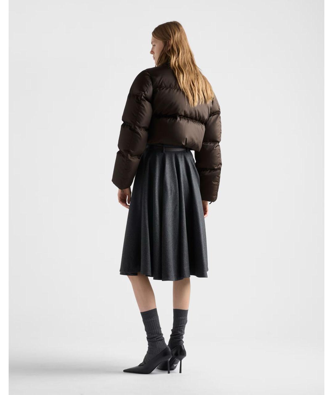 PRADA Коричневая куртка, фото 4