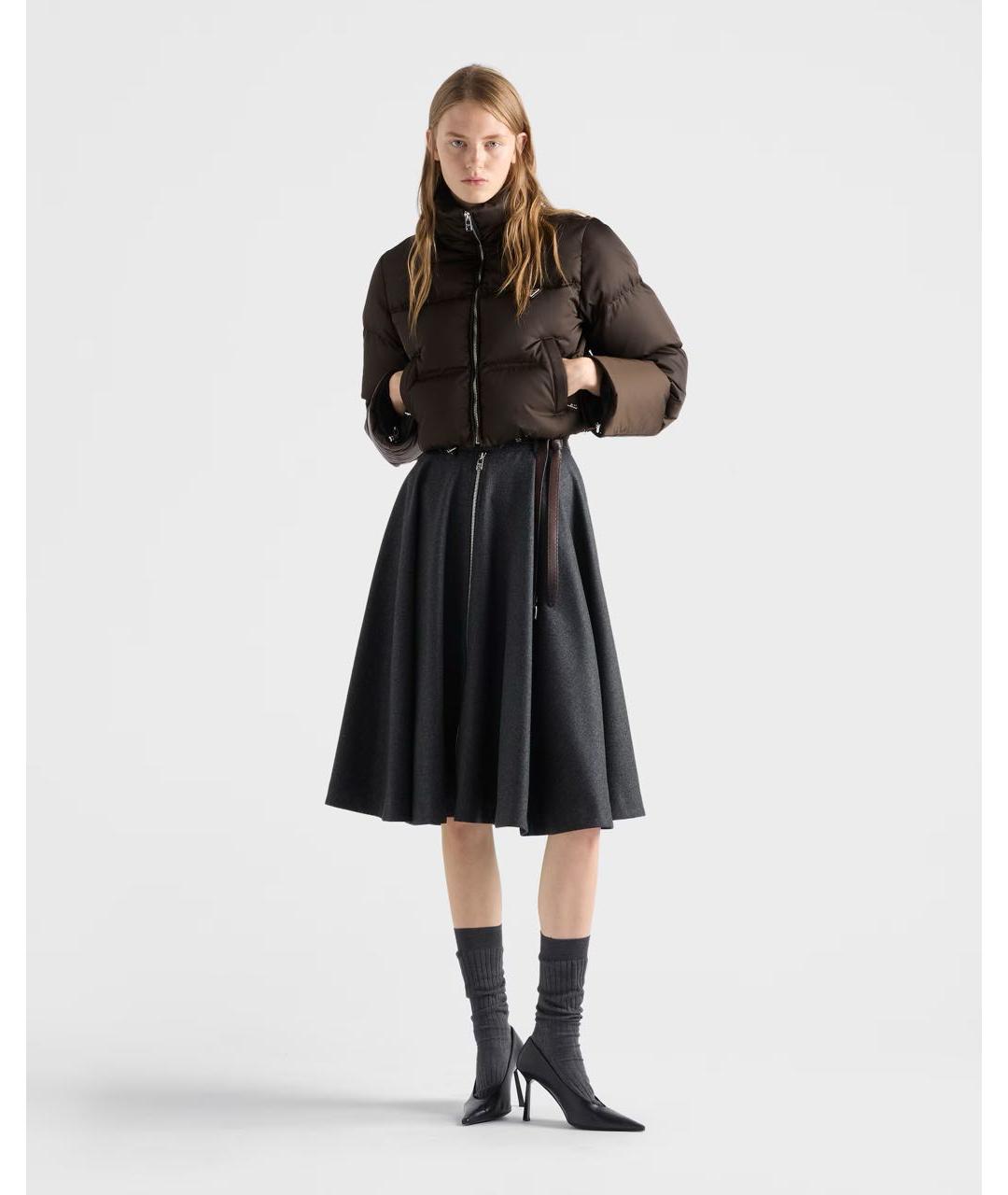 PRADA Коричневая куртка, фото 2