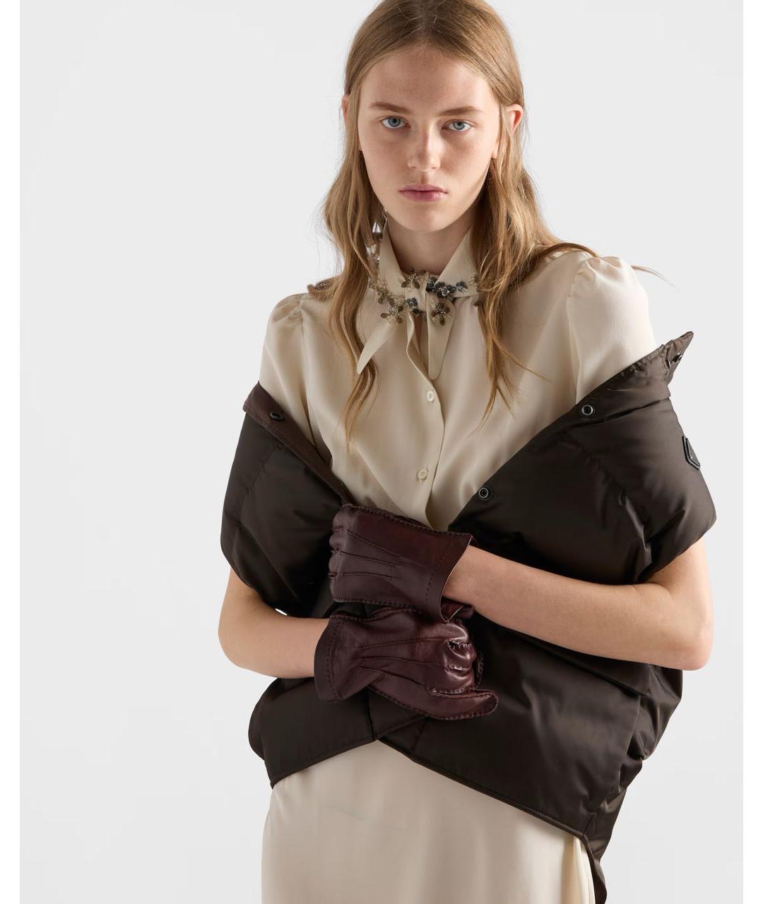 PRADA Коричневый жилет, фото 2