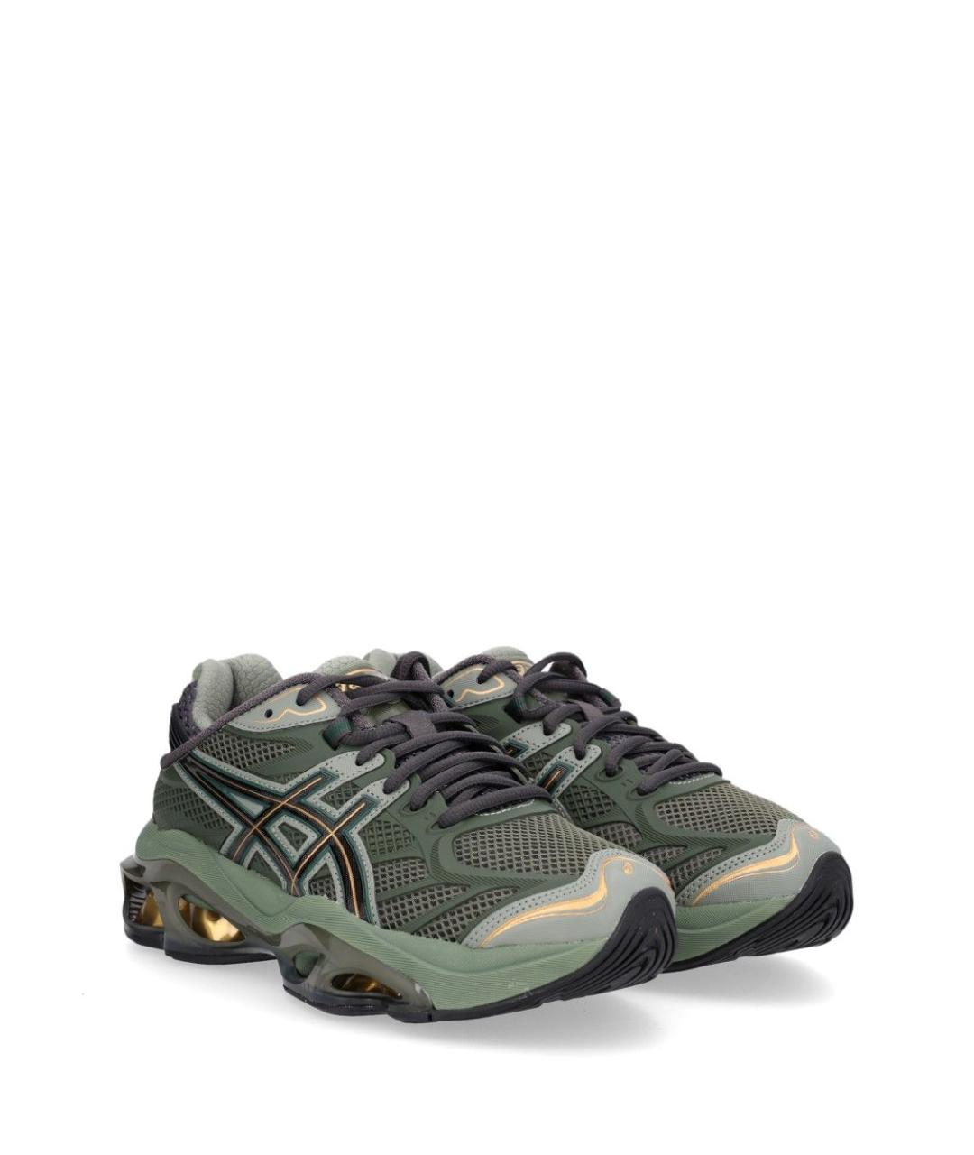 ASICS Зеленые текстильные кроссовки, фото 2
