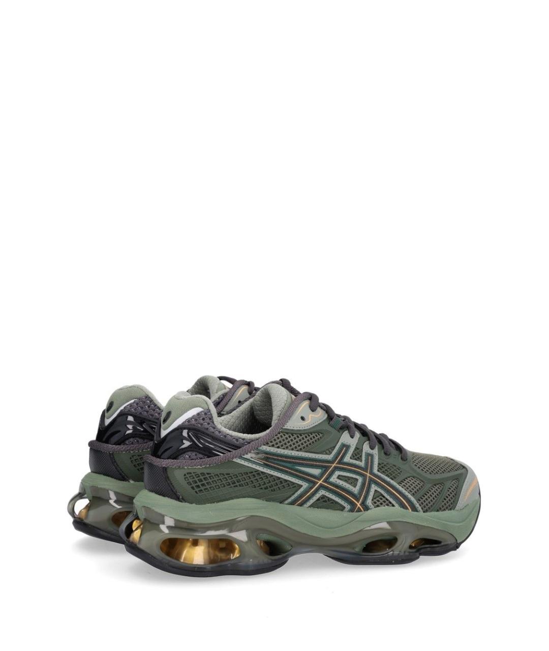 ASICS Зеленые текстильные кроссовки, фото 3