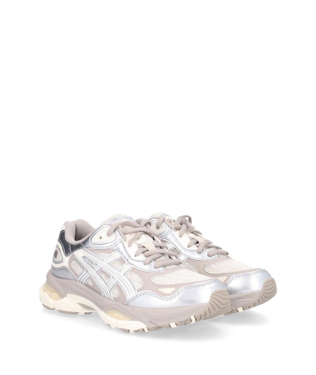 ASICS Серые текстильные кроссовки, фото 3