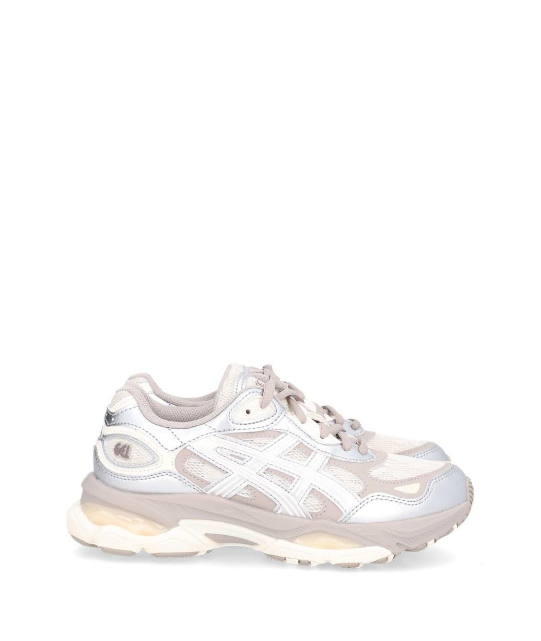 ASICS Серые текстильные кроссовки, фото 1