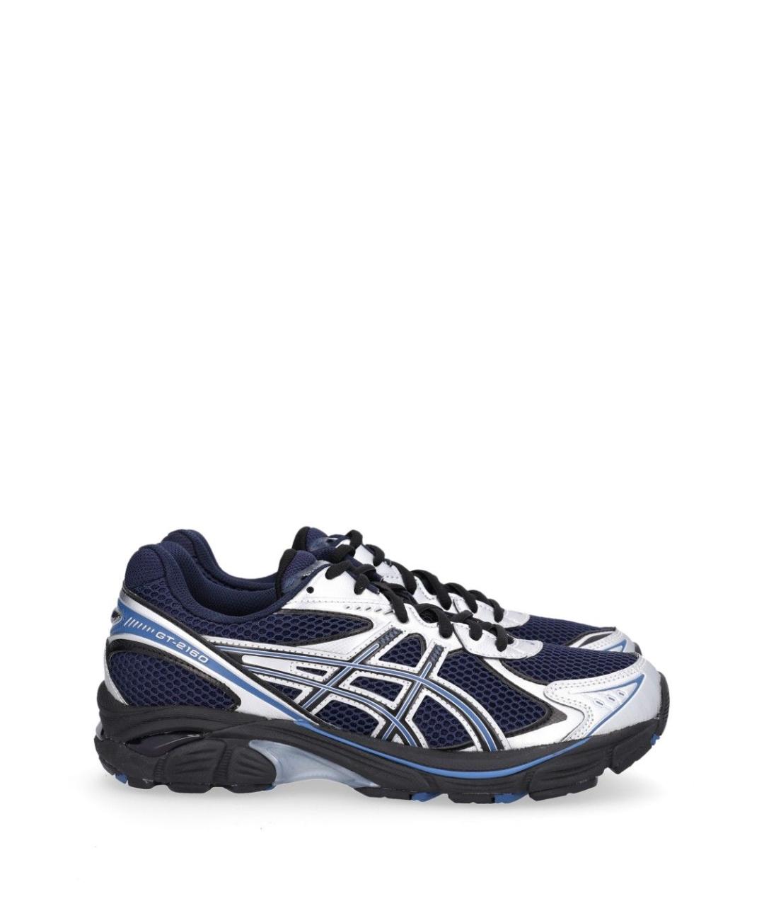 ASICS Синие текстильные кроссовки, фото 1