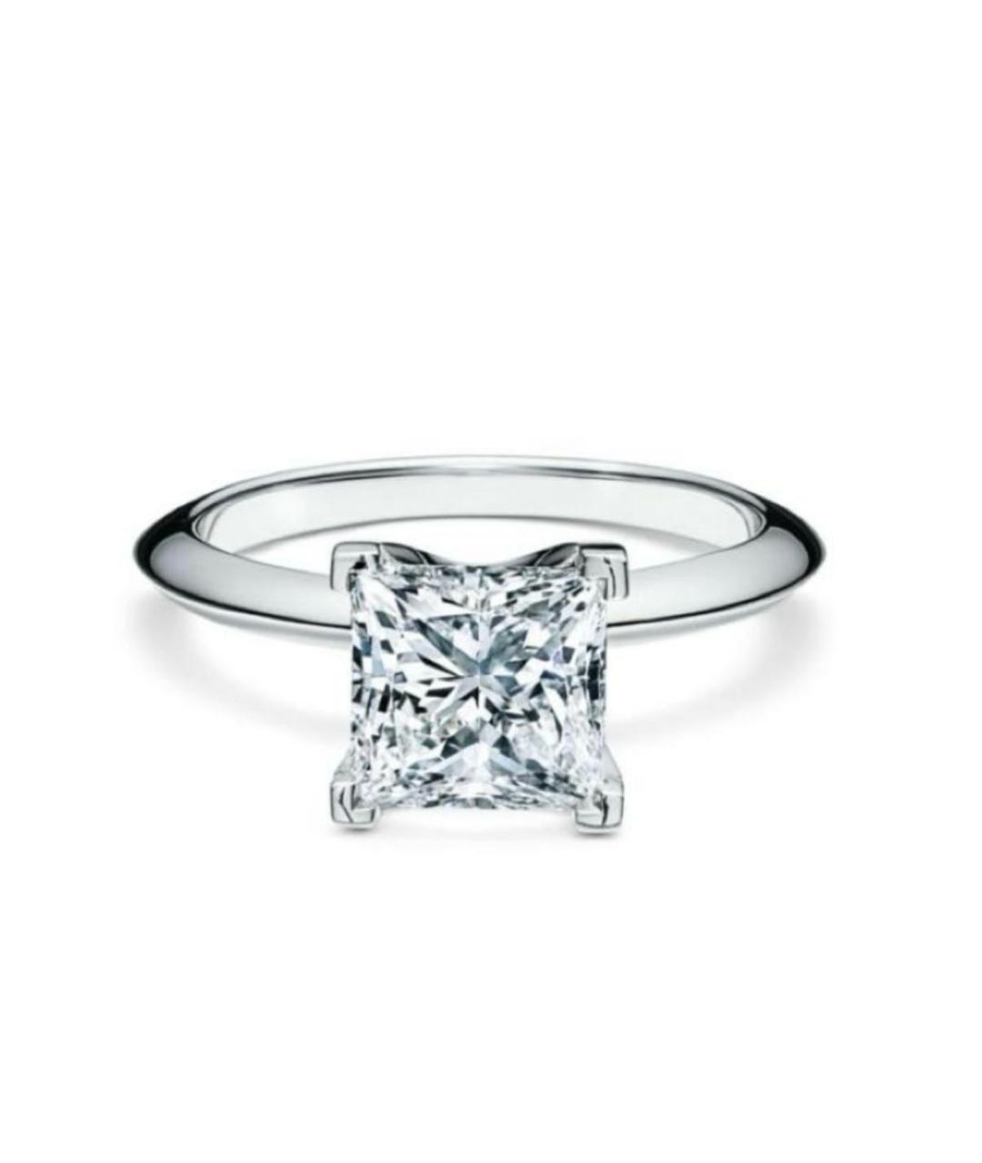 TIFFANY&CO Серебряное платиновое кольцо, фото 5