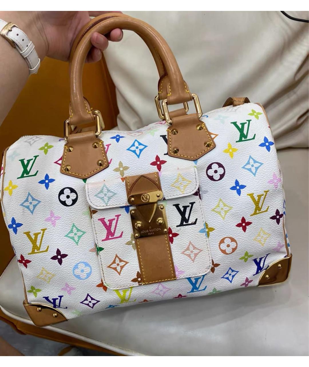 LOUIS VUITTON Мульти сумка с короткими ручками из канвы, фото 9