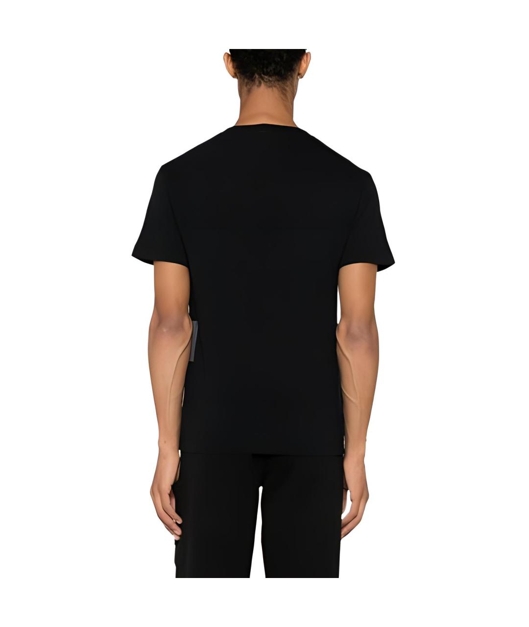 STONE ISLAND Черная футболка, фото 3