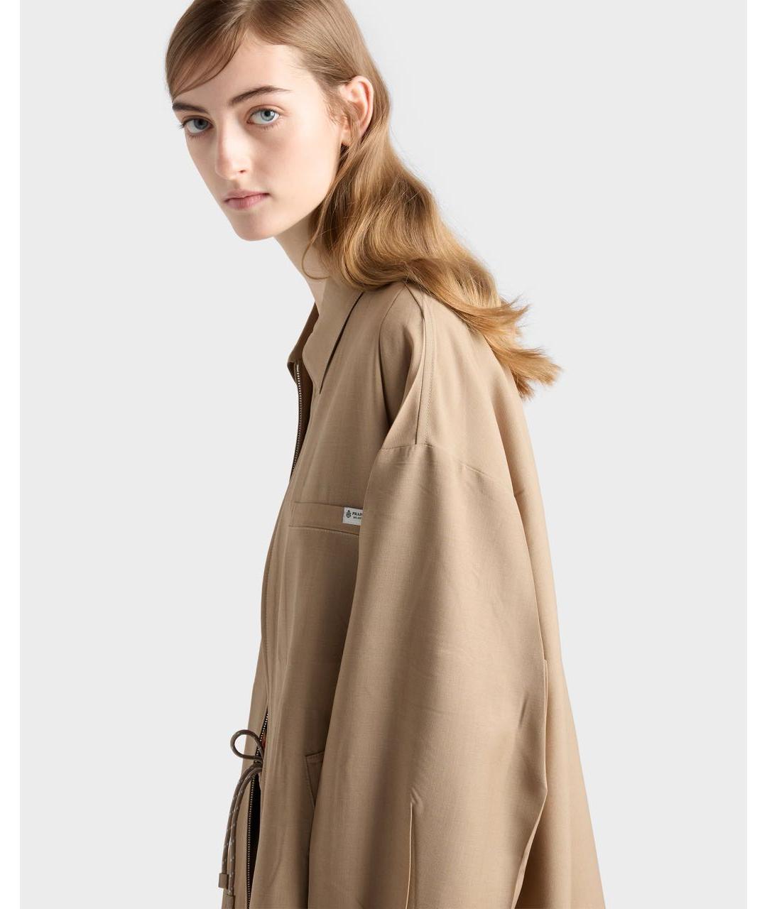 PRADA Бежевая куртка, фото 4