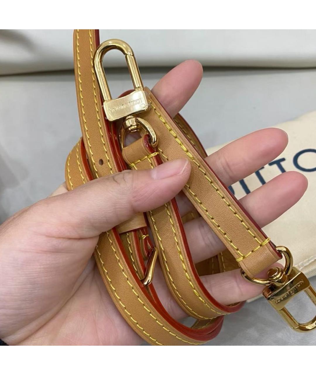 LOUIS VUITTON Коричневая сумка через плечо из канвы, фото 7