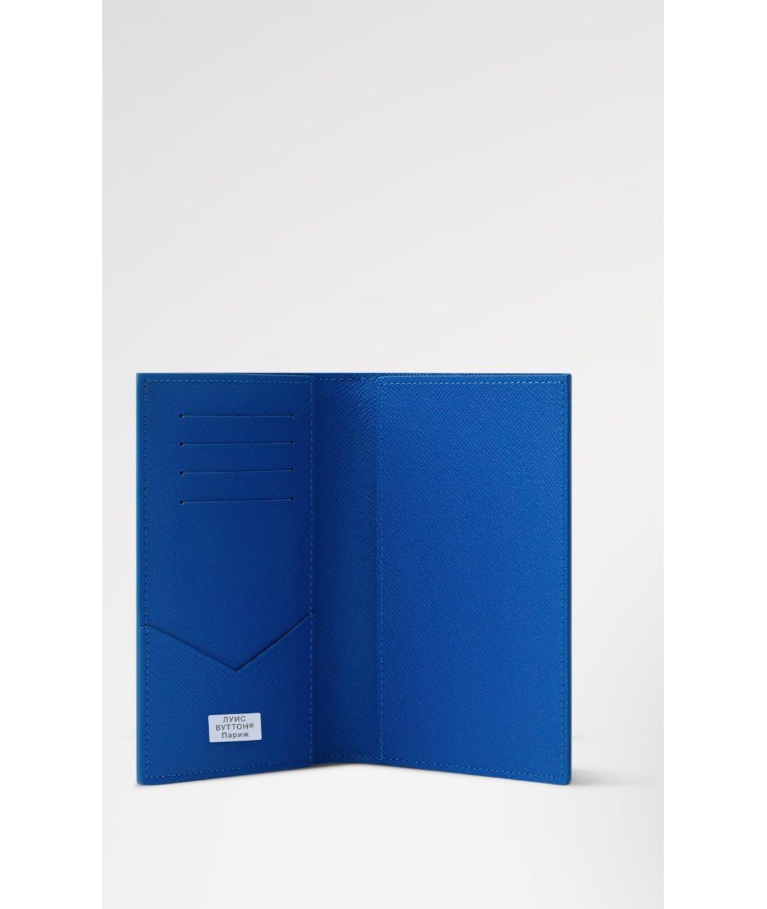 LOUIS VUITTON Синий кардхолдер, фото 3