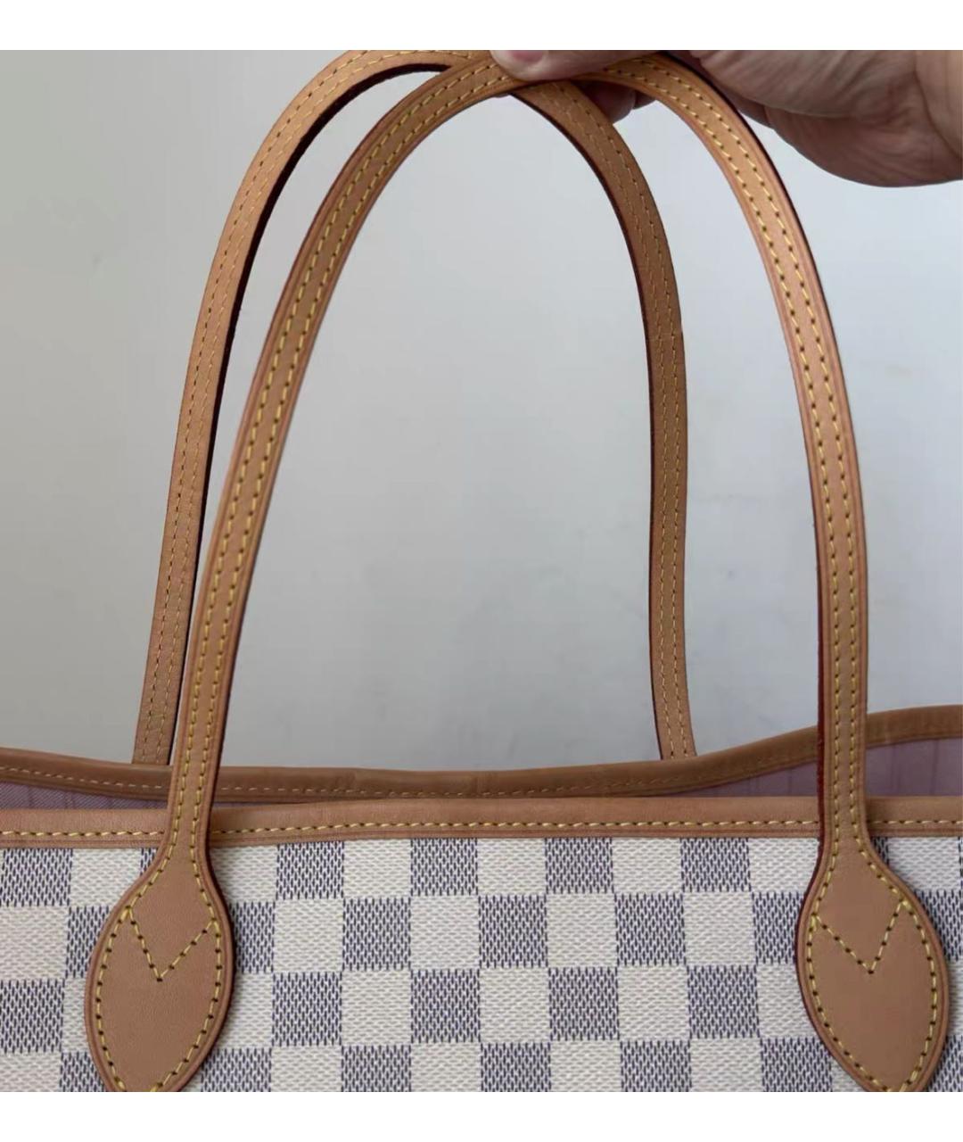 LOUIS VUITTON Бежевая сумка тоут из канвы, фото 8