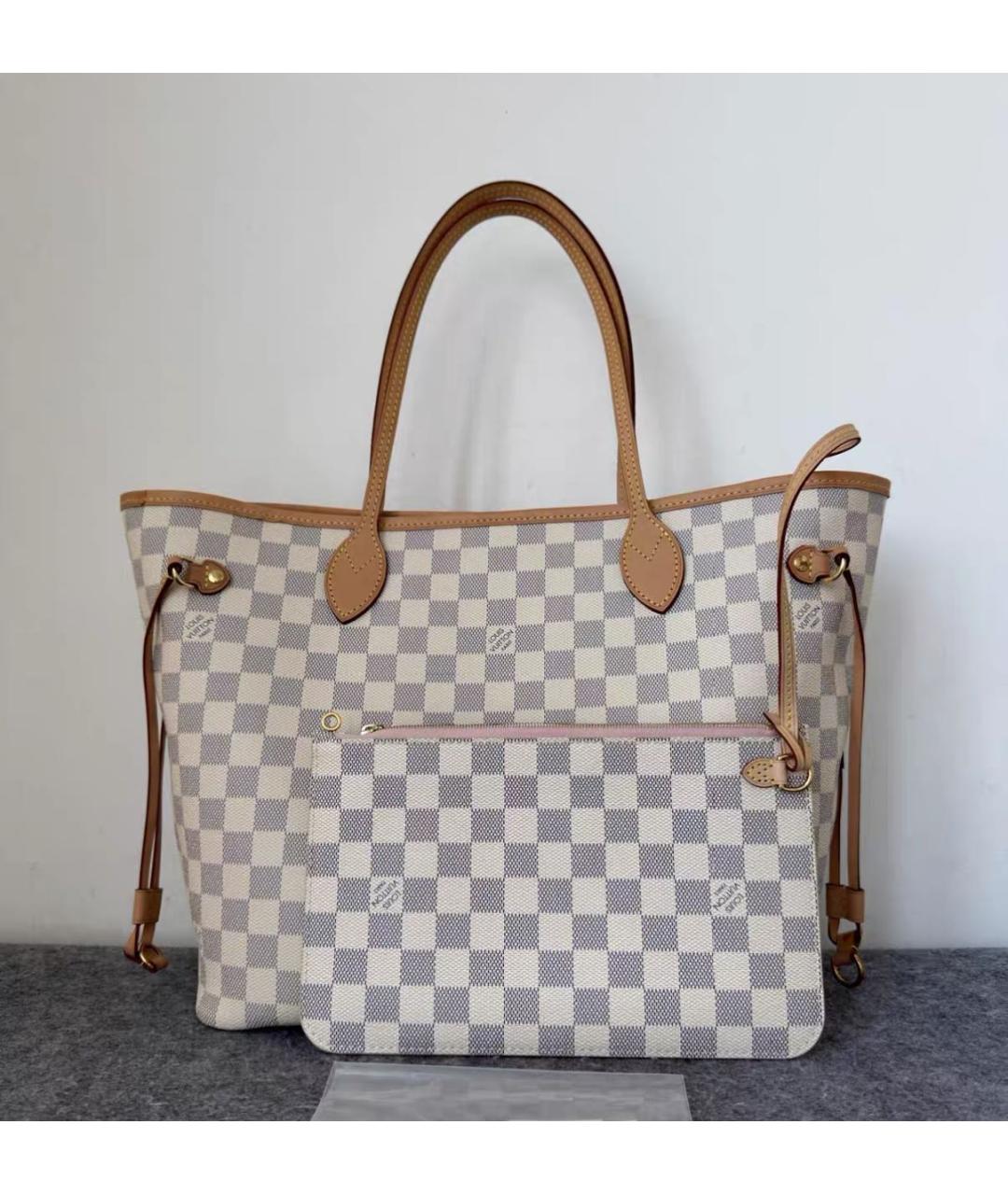 LOUIS VUITTON Бежевая сумка тоут из канвы, фото 2