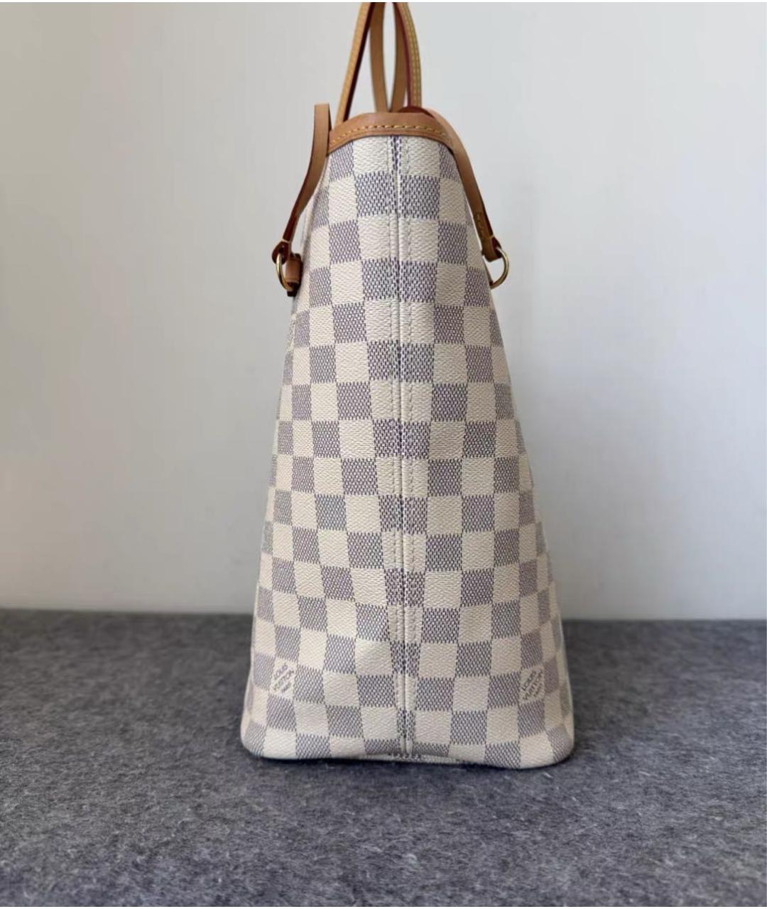 LOUIS VUITTON Бежевая сумка тоут из канвы, фото 4