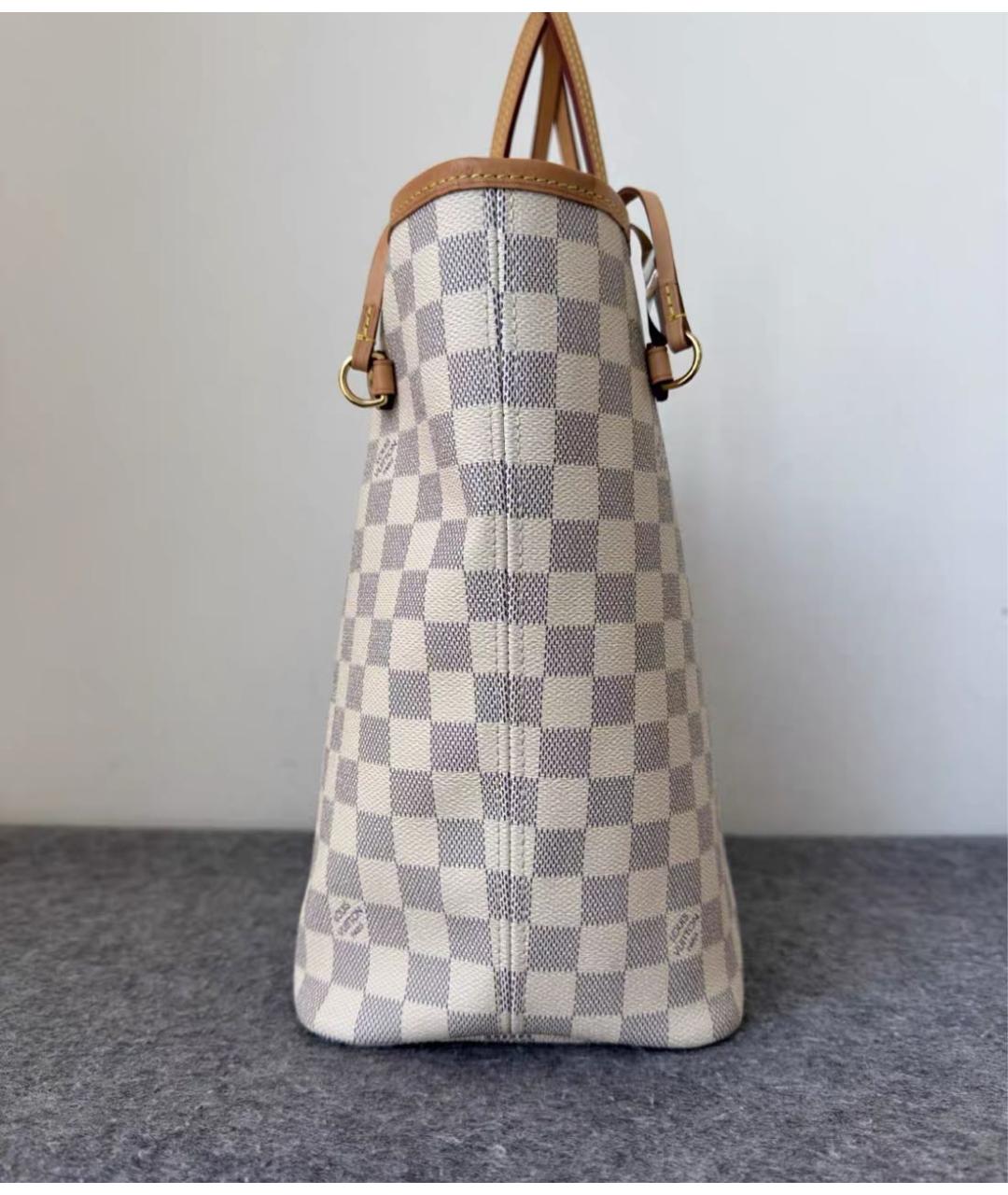 LOUIS VUITTON Бежевая сумка тоут из канвы, фото 5