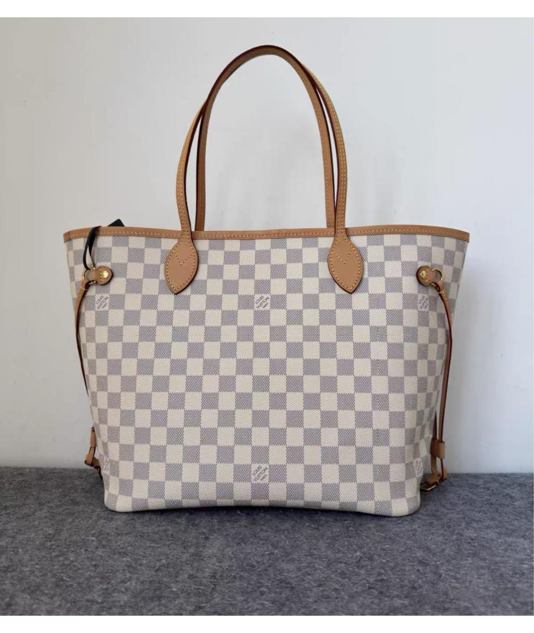 LOUIS VUITTON Бежевая сумка тоут из канвы, фото 3
