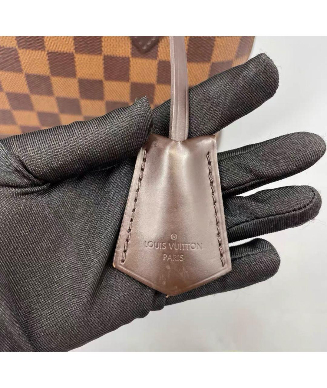 LOUIS VUITTON Коричневая сумка через плечо из канвы, фото 5