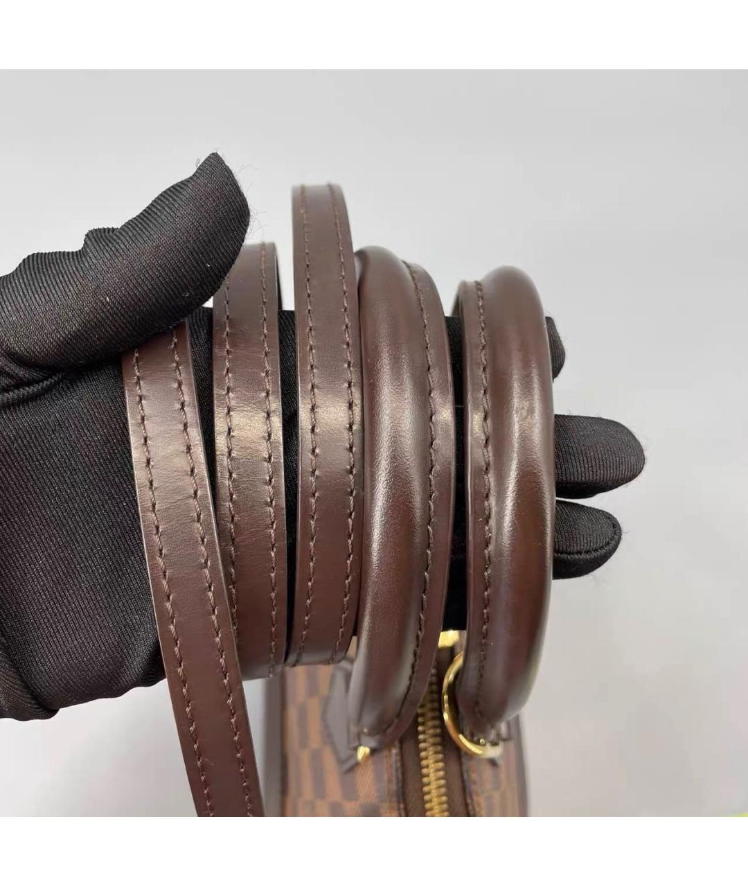 LOUIS VUITTON Коричневая сумка через плечо из канвы, фото 7