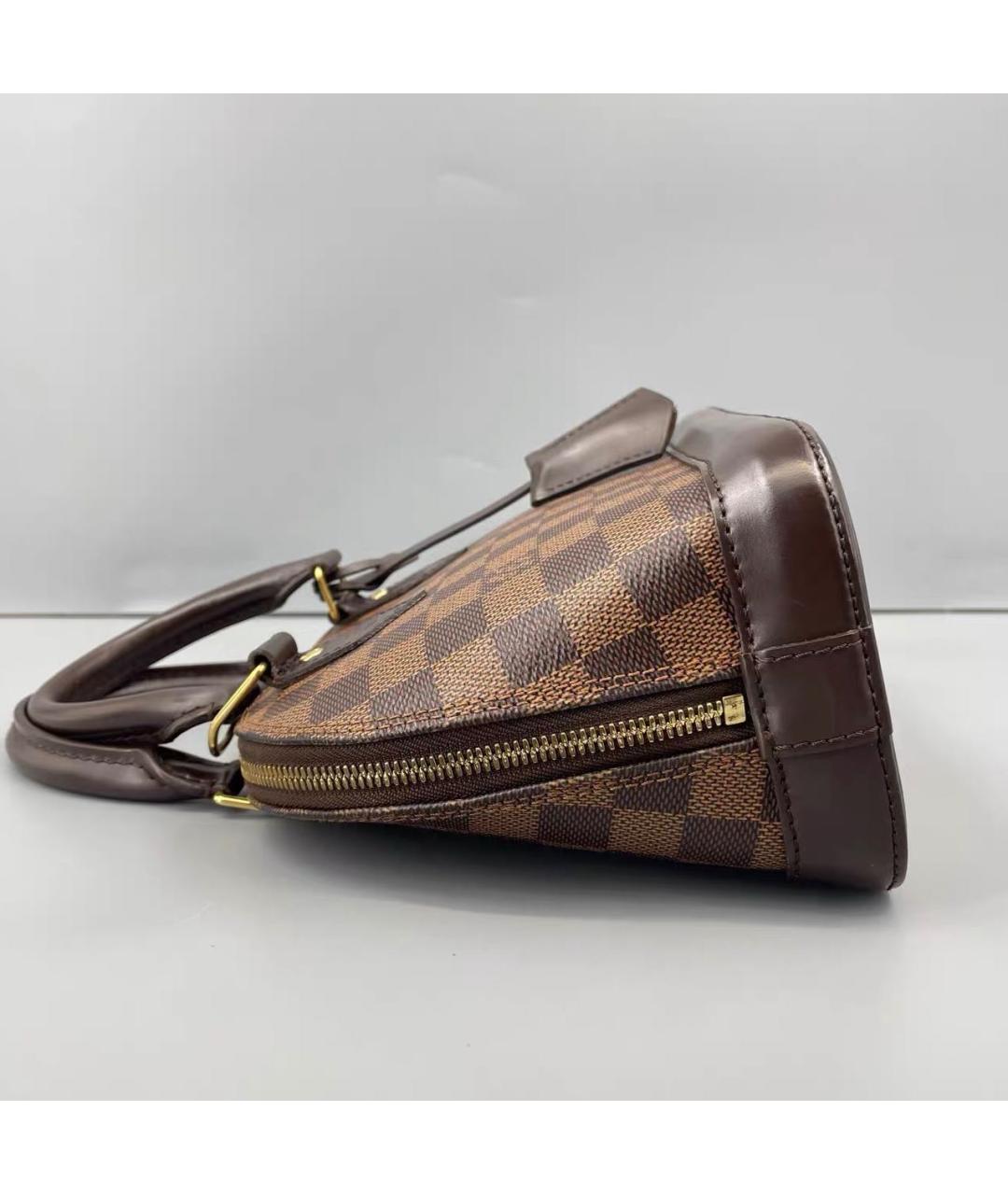 LOUIS VUITTON Коричневая сумка через плечо из канвы, фото 4
