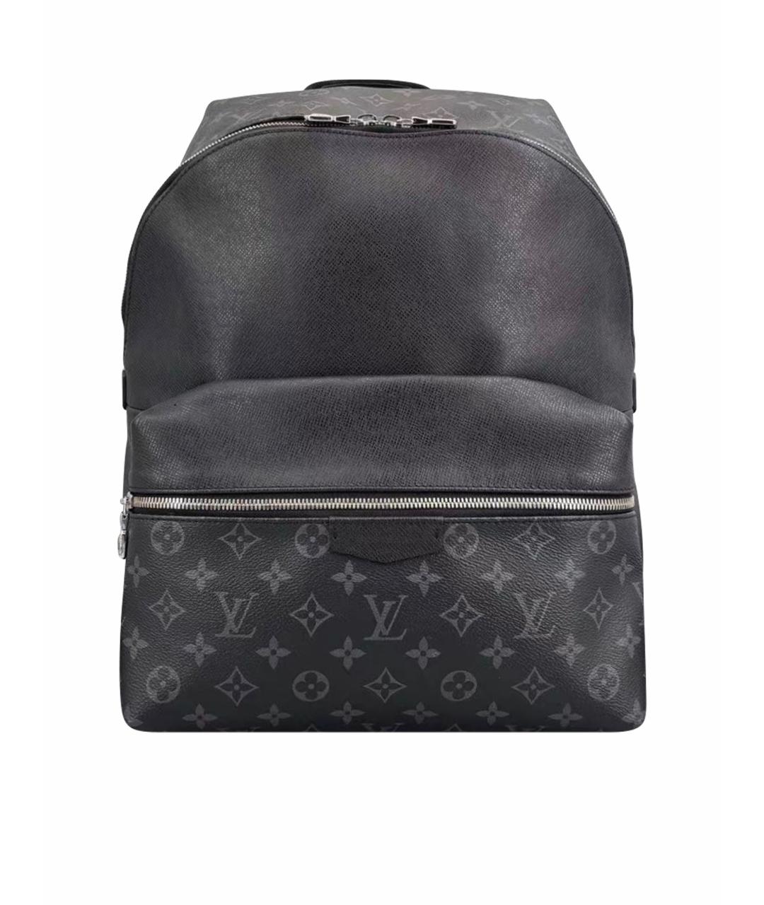 LOUIS VUITTON Черный кожаный рюкзак, фото 1