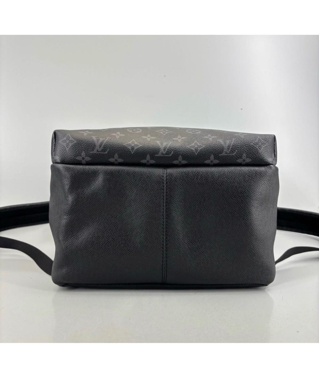 LOUIS VUITTON Черный кожаный рюкзак, фото 3