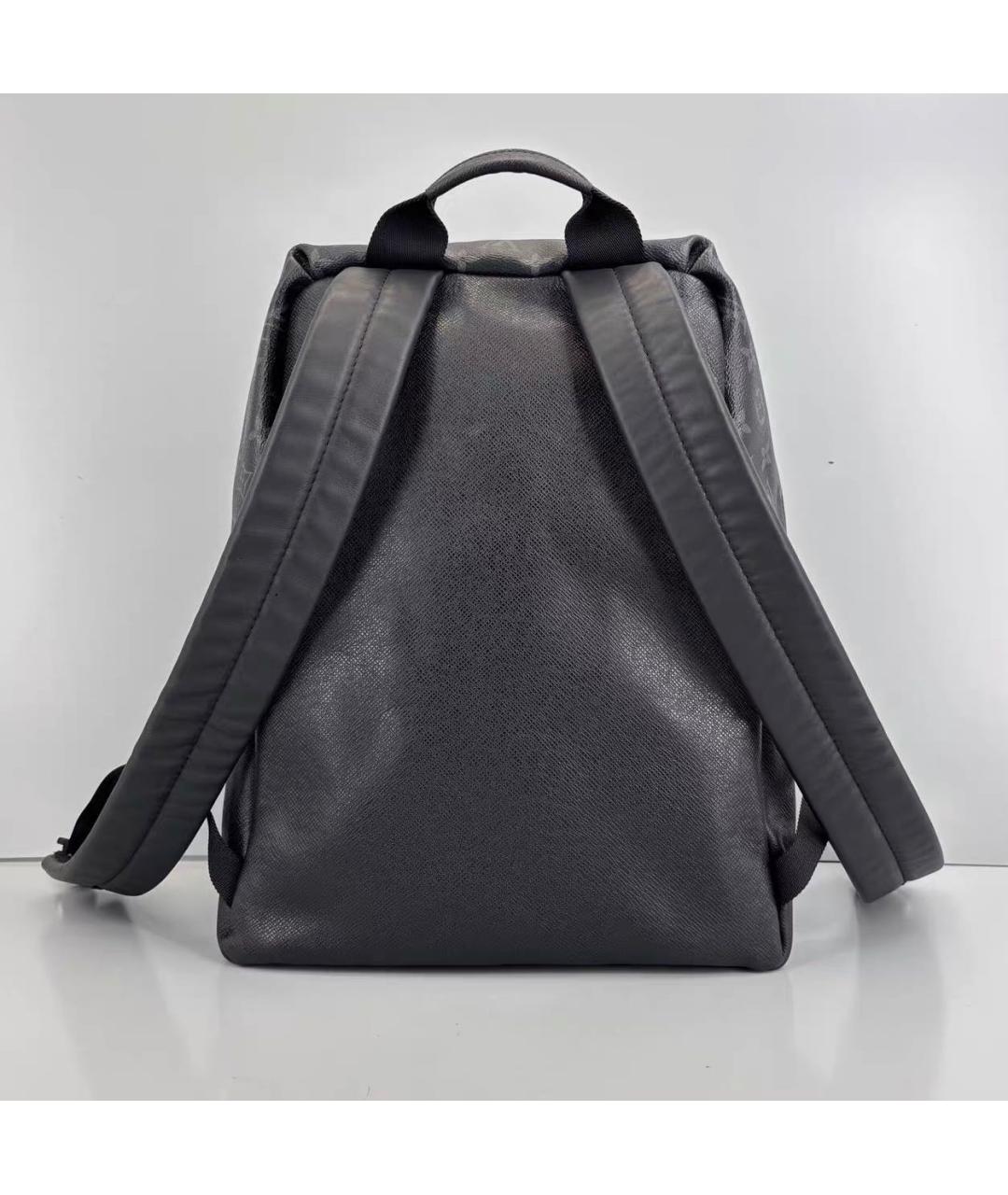 LOUIS VUITTON Черный кожаный рюкзак, фото 2