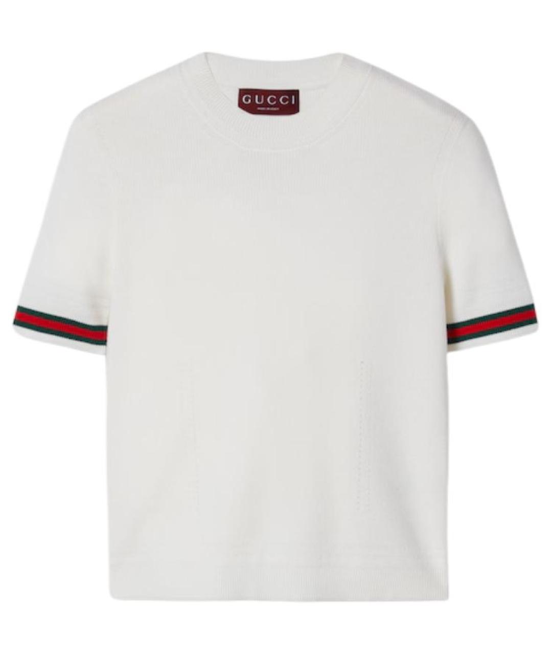 GUCCI Белый джемпер / свитер, фото 1