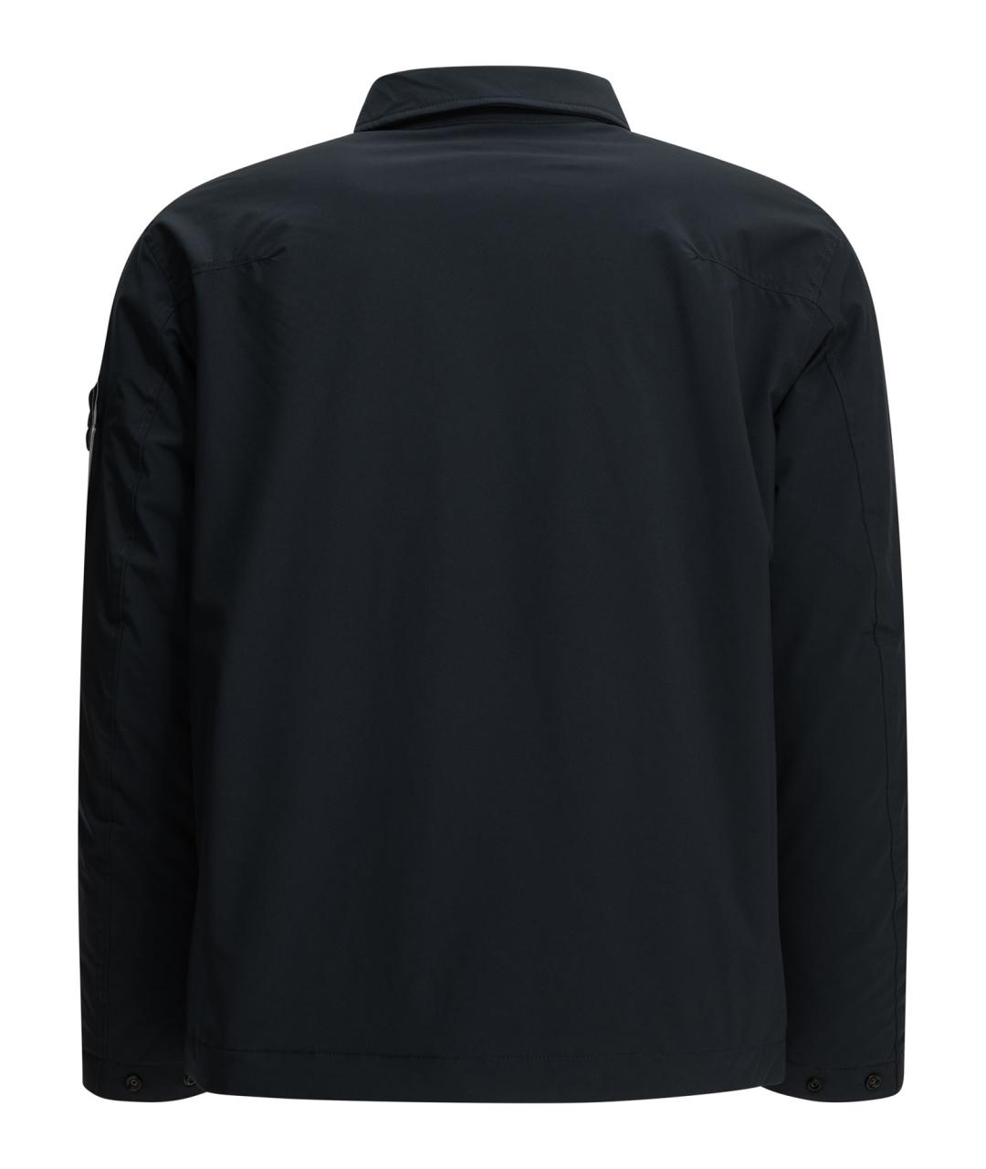STONE ISLAND Синяя полиэстеровая куртка, фото 2