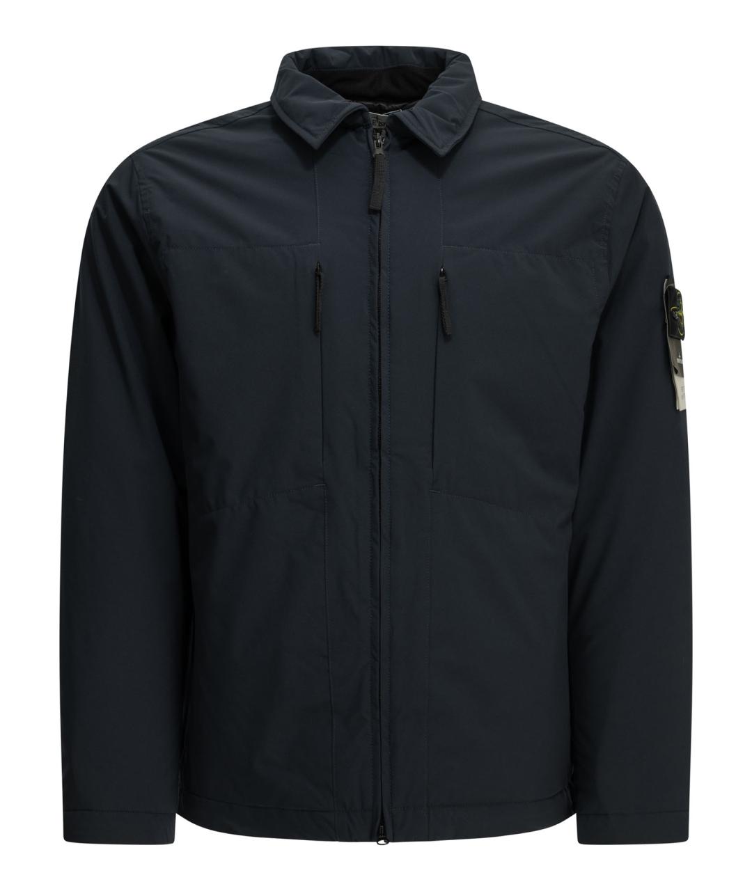 STONE ISLAND Синяя полиэстеровая куртка, фото 1