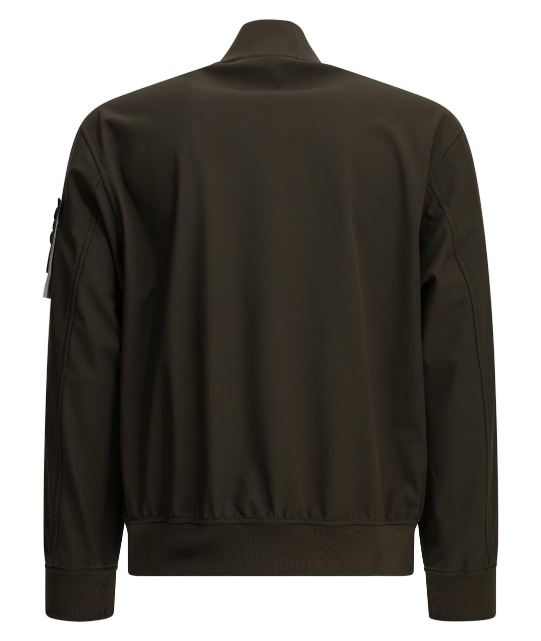STONE ISLAND Зеленая полиэстеровая куртка, фото 2