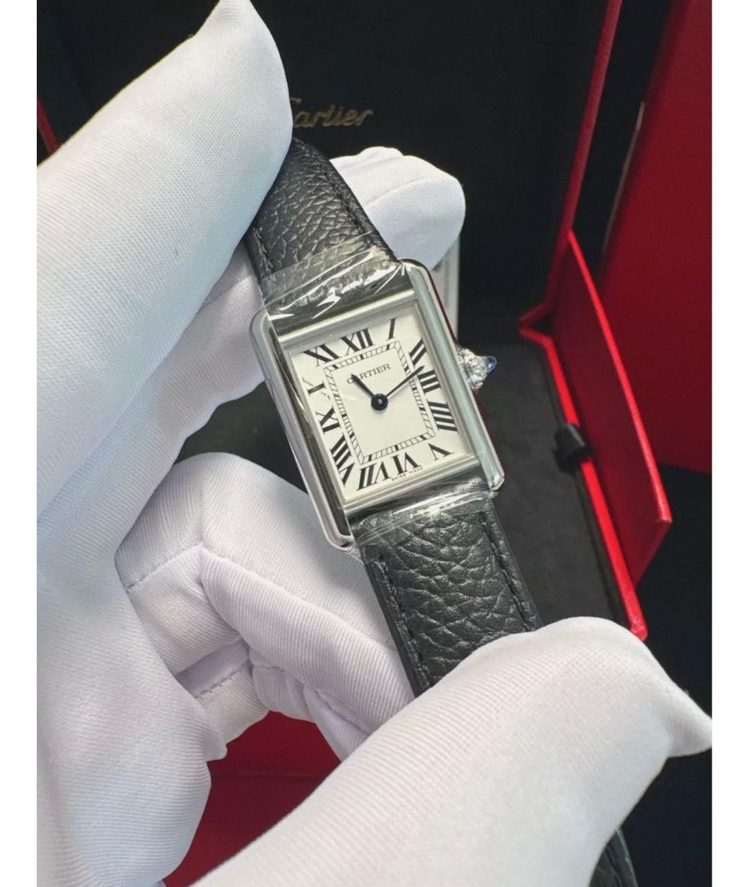CARTIER Серебряные часы, фото 6