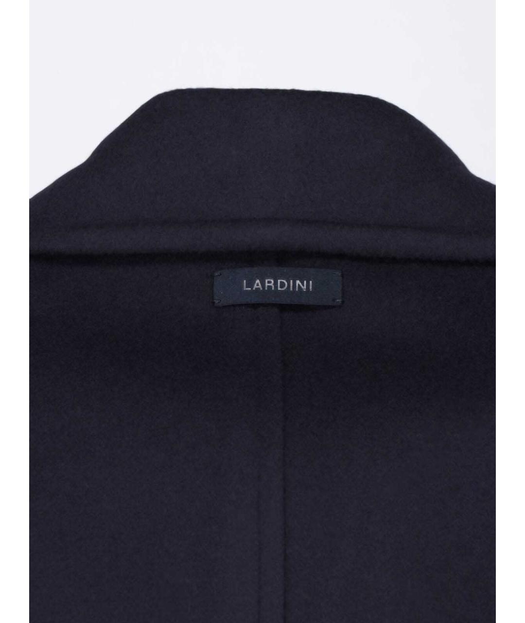 LARDINI Синее шерстяное пальто, фото 5