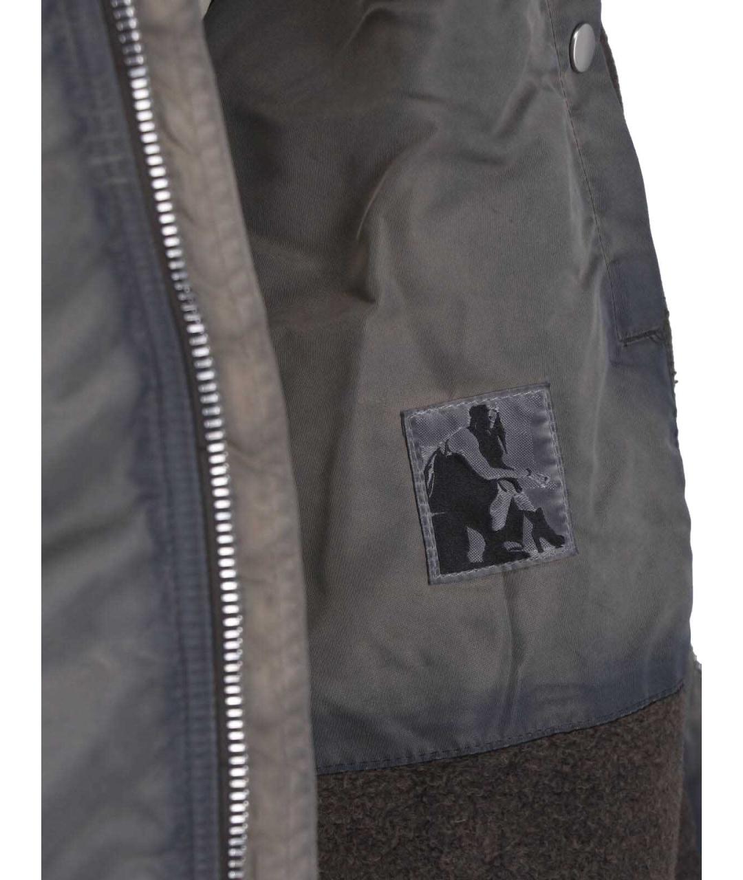 RICK OWENS DRKSHDW Серая куртка, фото 4