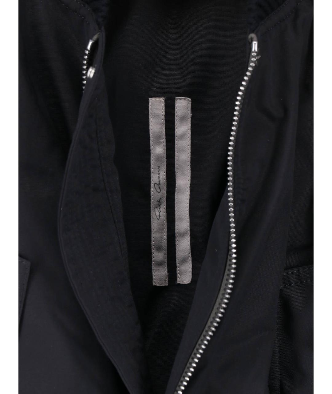 RICK OWENS Черная полиэстеровая куртка, фото 3