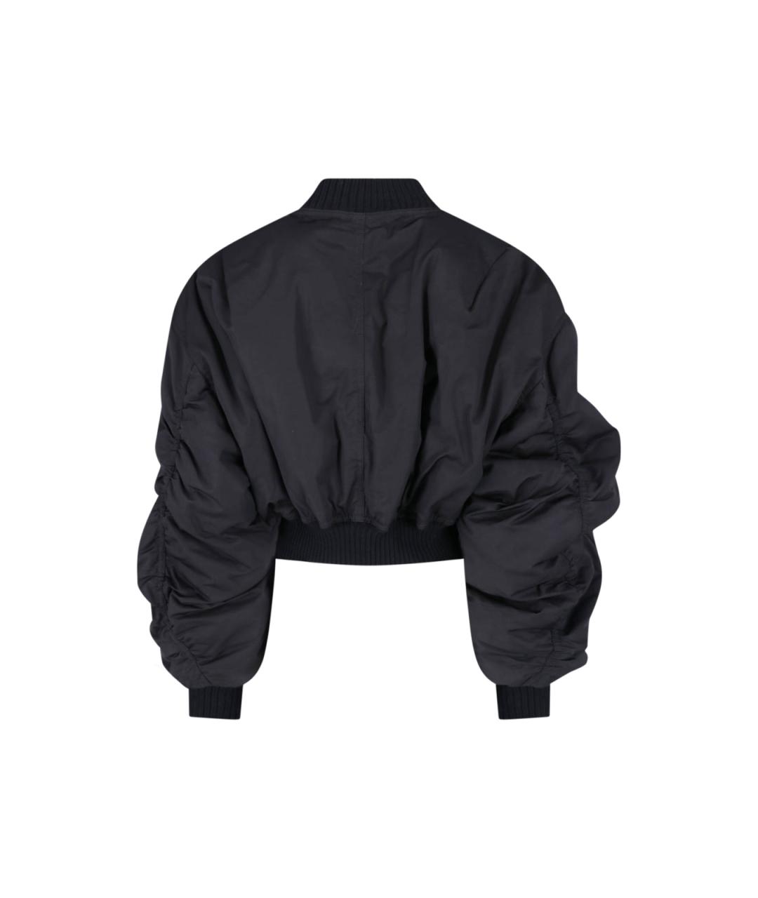 RICK OWENS Черная полиэстеровая куртка, фото 2
