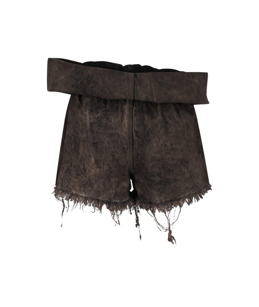 RICK OWENS Мульти деним шорты, фото 2