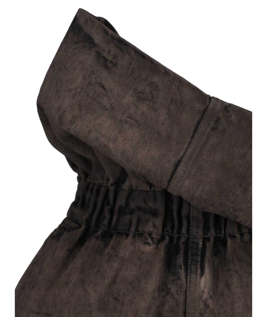RICK OWENS Мульти деним шорты, фото 5