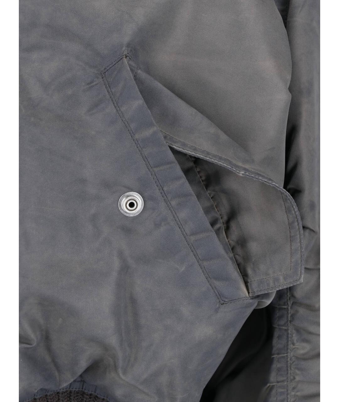 RICK OWENS Серая куртка, фото 4