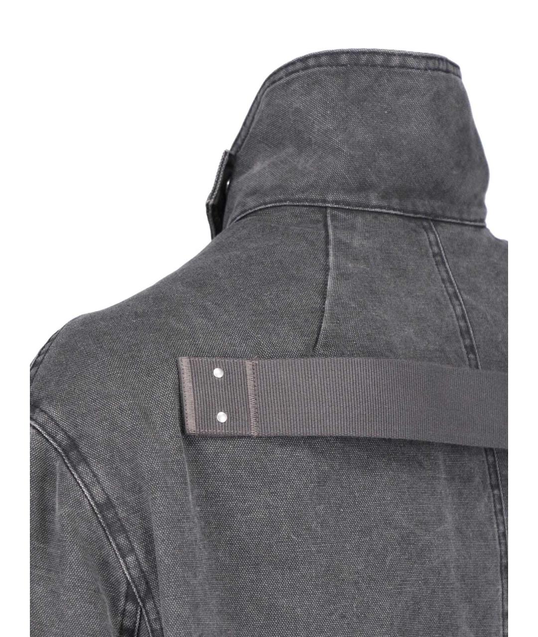 RICK OWENS Серая куртка, фото 4